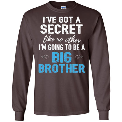 Brother Announcement T-shirt I_ve Got A Secret Like No Other Dark Chocolate