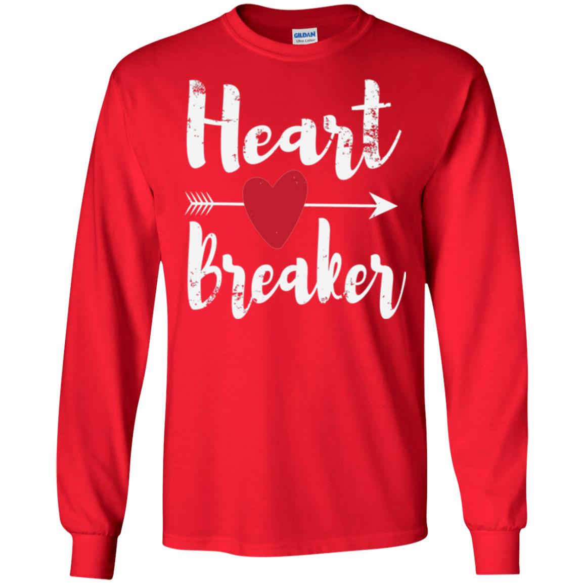 Valentines Day T-shirt Heart Breaker T-shirt Red