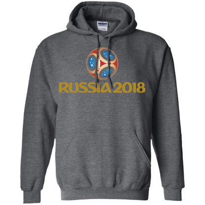 Football T-shirt Russia 2018 World Cup Dark Heather