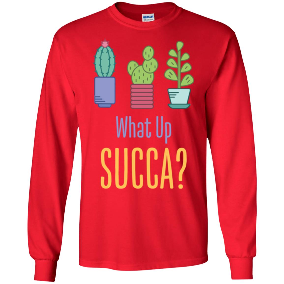 Cactus T-shirt What Up Succa Red