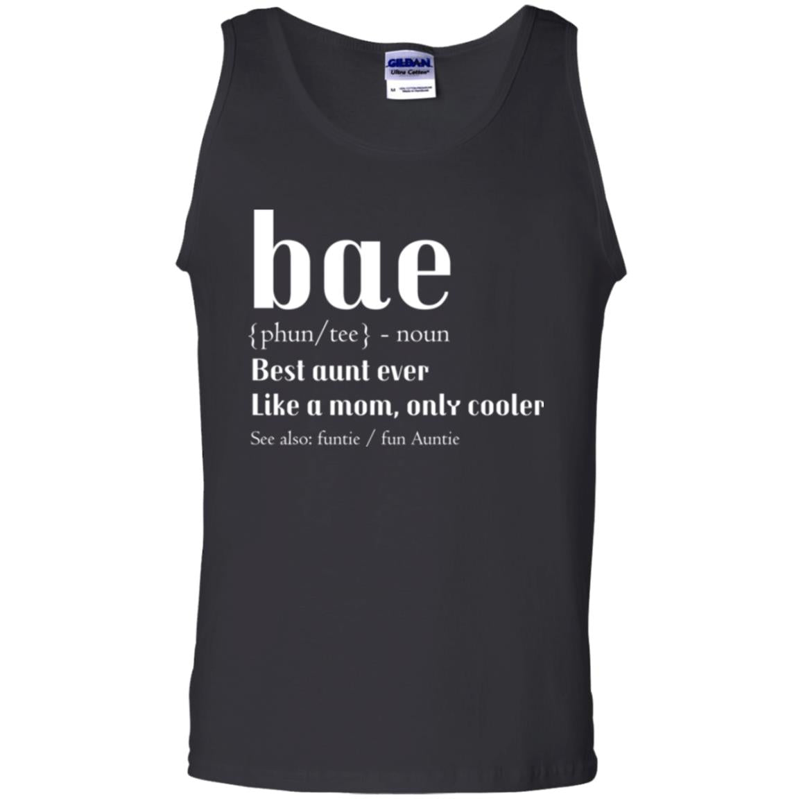 Aunt T-shirt Bae Best Aunt Ever Black