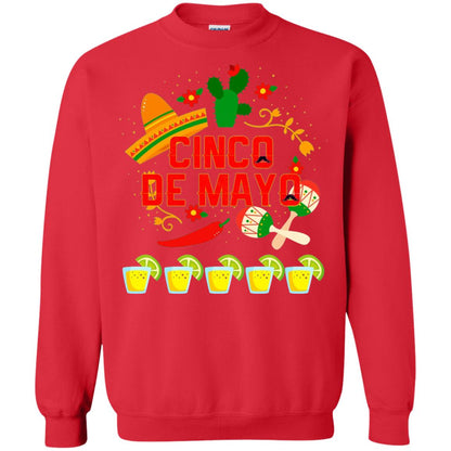 Fiesta Cinco De Mayo T-shirt Red