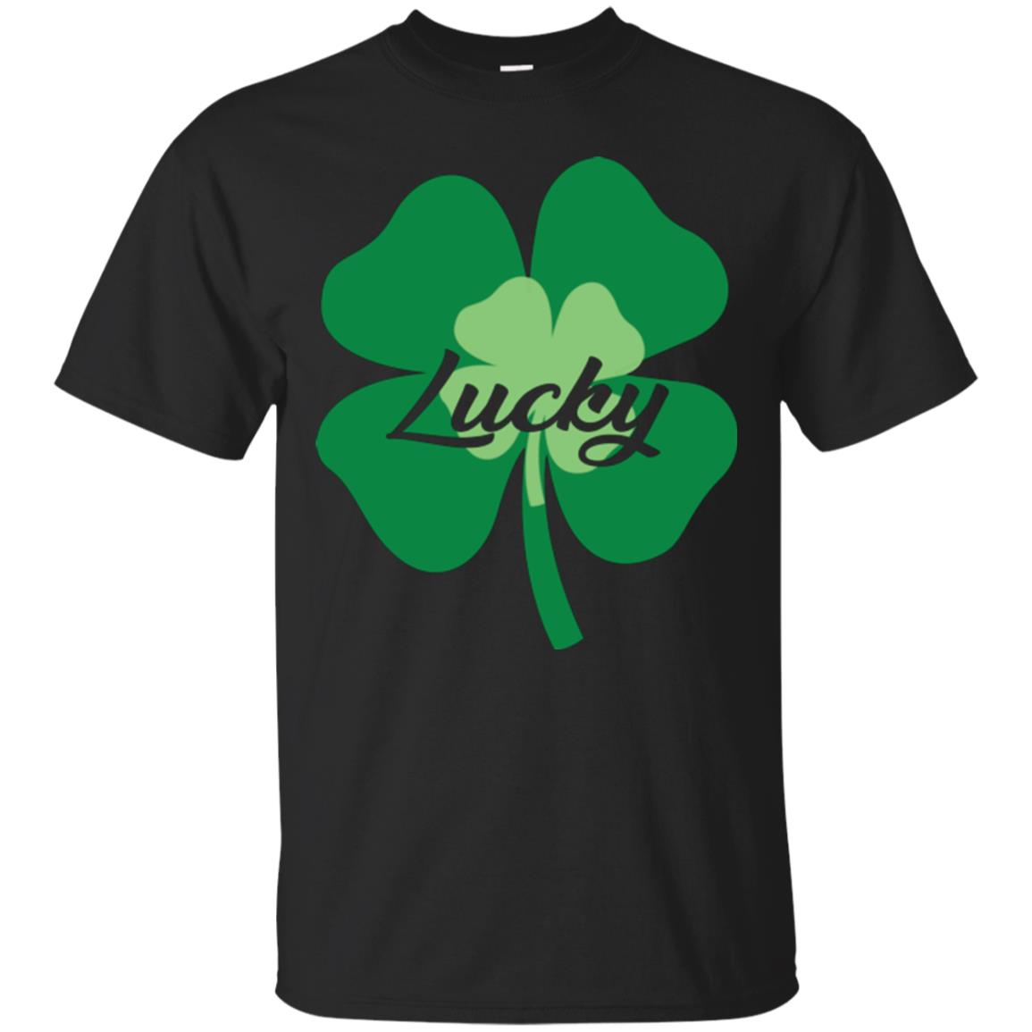 Saint Patrick's Day T-shirt Lucky Leprechaun Black