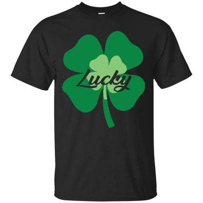 Saint Patrick's Day T-shirt Lucky Leprechaun Black
