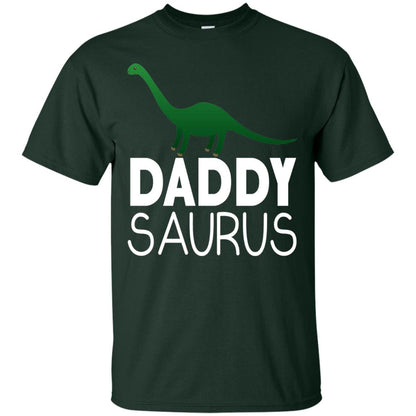 Daddy Saurus Dinosaur Matching Daddy T-shirt Forest