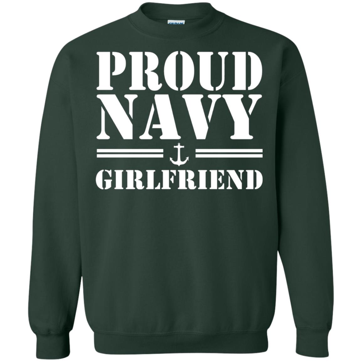 Pride U.s. Army Shirt Proud Navy Girlfriend Forest Green