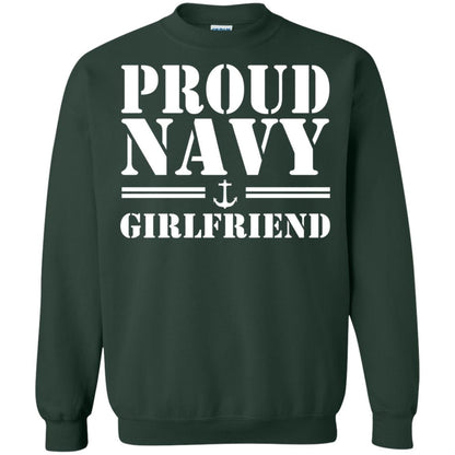 Pride U.s. Army Shirt Proud Navy Girlfriend Forest Green
