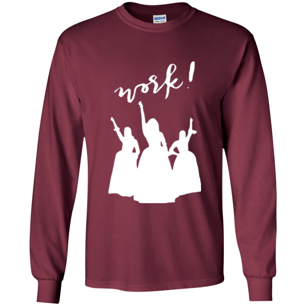 Schuyler Sisters T-shirt Work Maroon