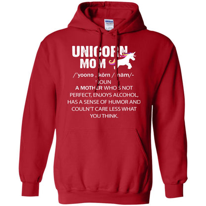 Unicorn Mom Shirt Red