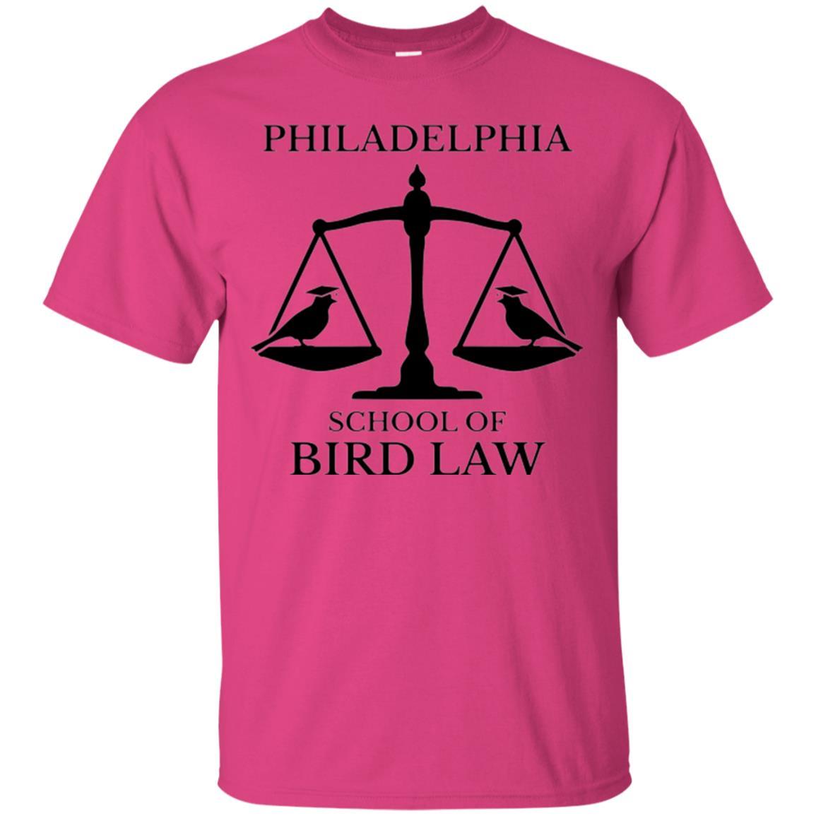 Lawyers T-shirt Philadelphia School Of Bird Law Heliconia