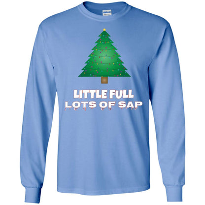Christmas T-shirt Little Full Lots Of Sap Carolina Blue