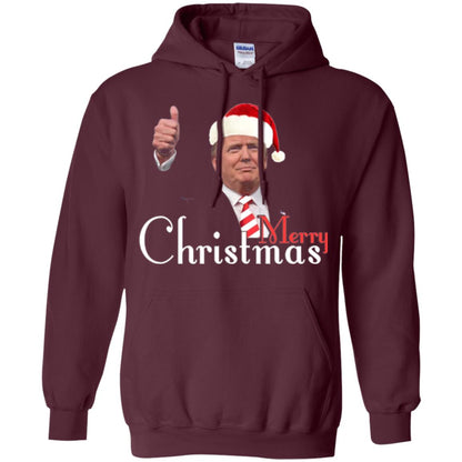 Trump Merry Christmas T-shirt Maroon