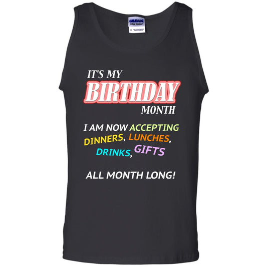 It's My Birthday Month I Am Accepting Dinner Luches Drinks Gifts All Month Long Black