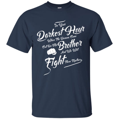 Family T-shirt In Your Darkest Hour Navy
