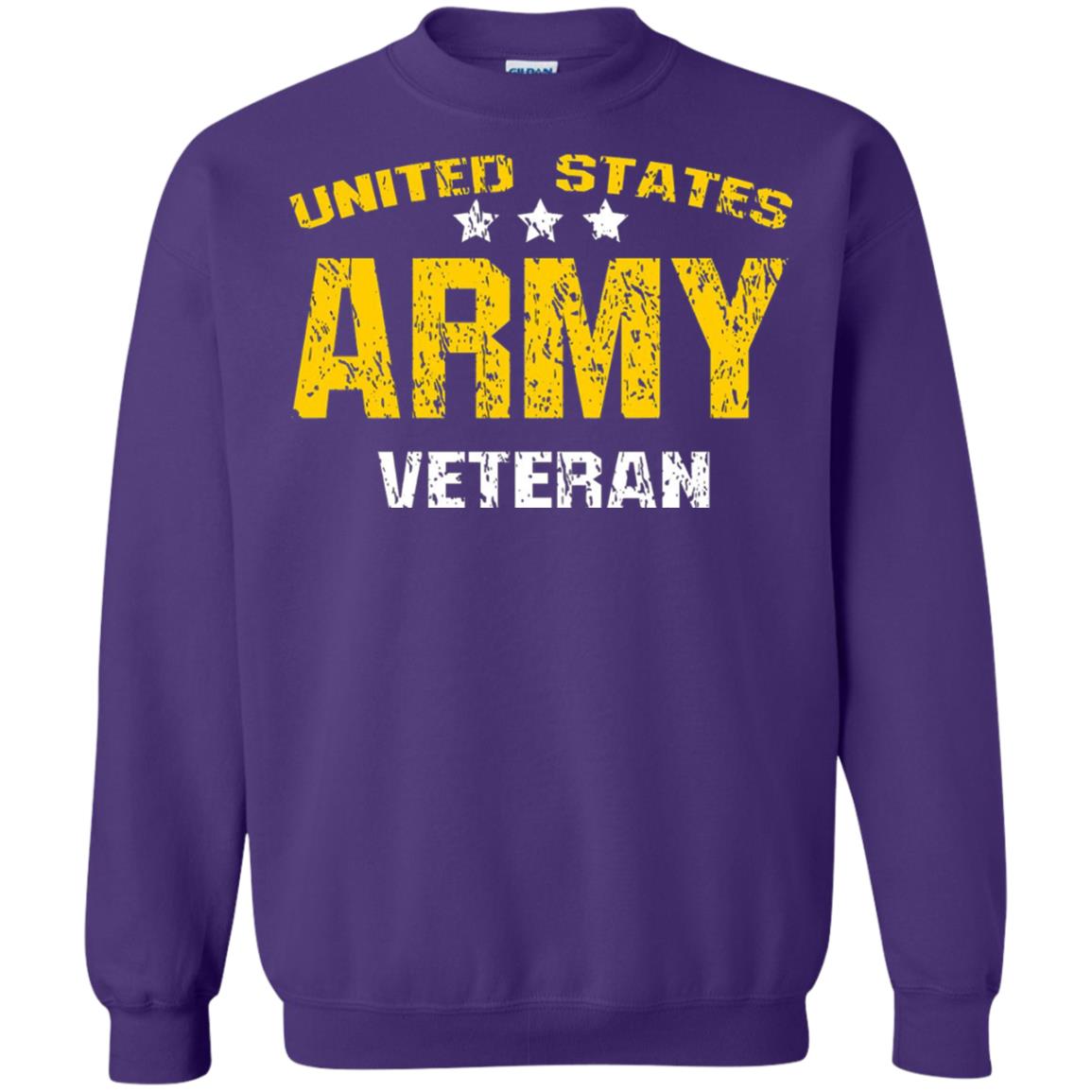 United States Army Veteran Shirt Purple