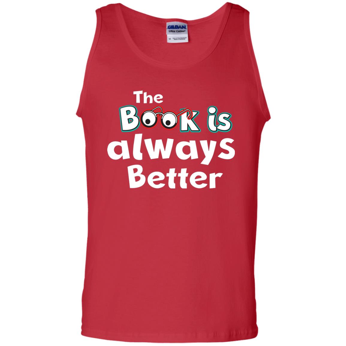 Book Lover T-shirt The Book Is Always Better Red