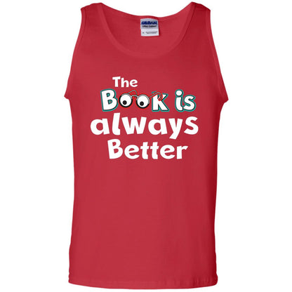 Book Lover T-shirt The Book Is Always Better Red