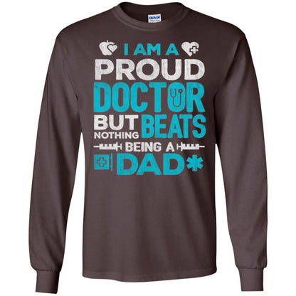 Doctor Dad T-shirt Proud Doctor Dark Chocolate