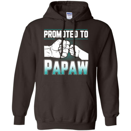 Promoted To Papaw Papa T-shirt Dark Chocolate