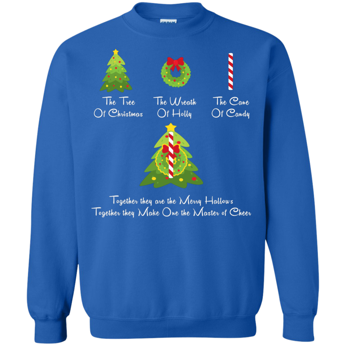 The Tree Of Christmas T-Shirt Royal