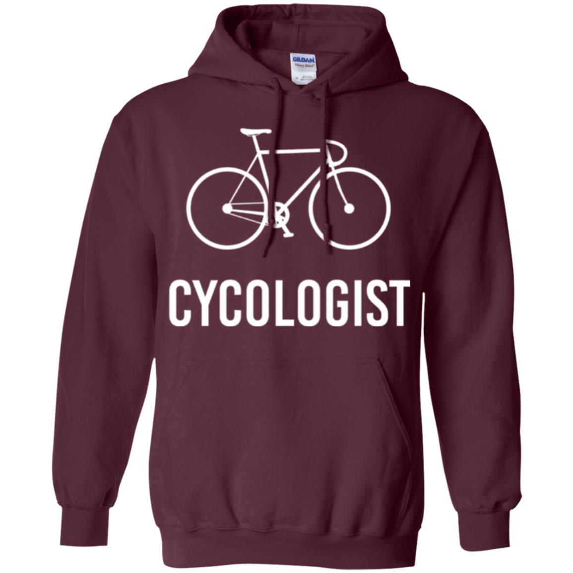 Bicycle Lovers T-shirt Cycologist Maroon