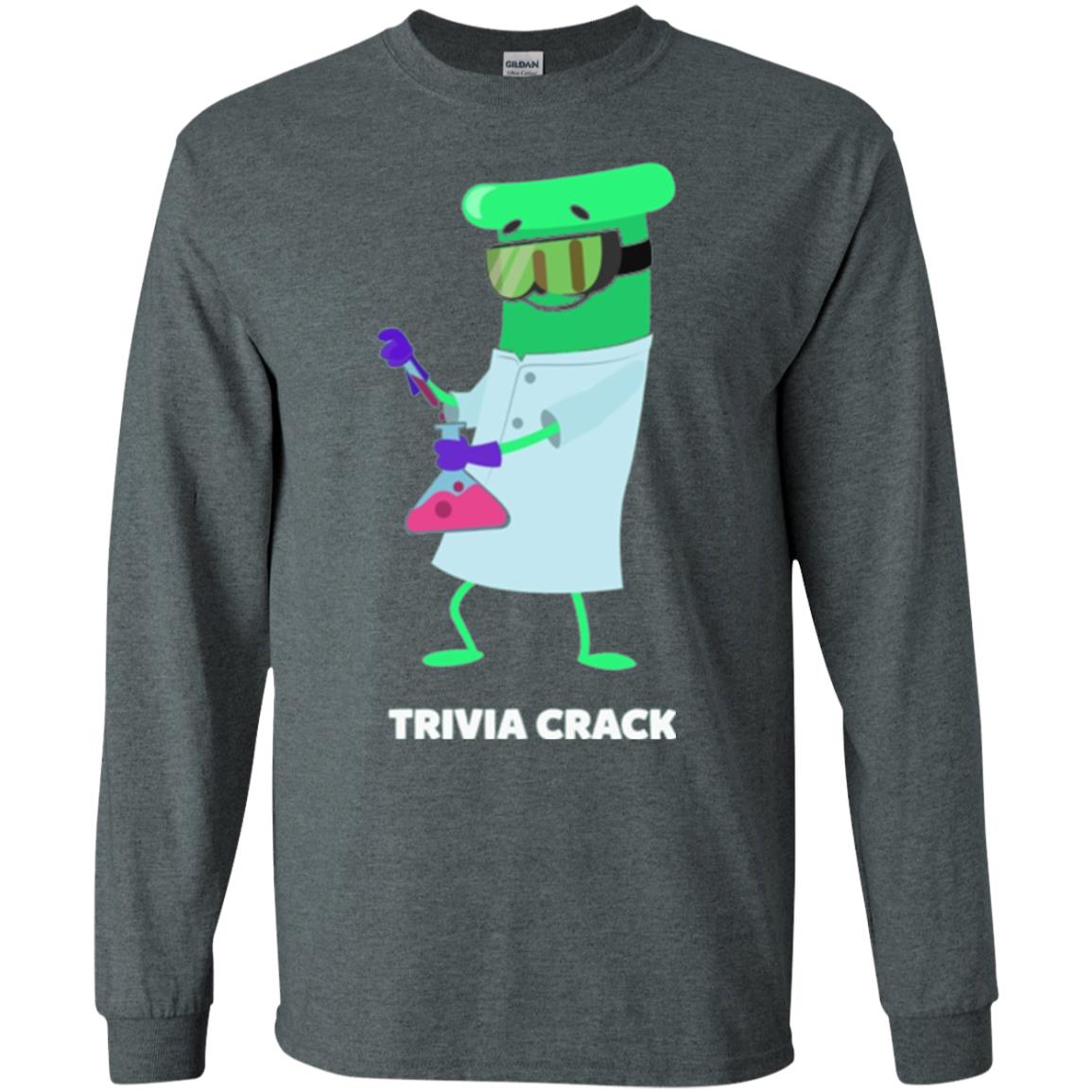 Cute Trivia Crack Scientist Al T-shirt Dark Heather