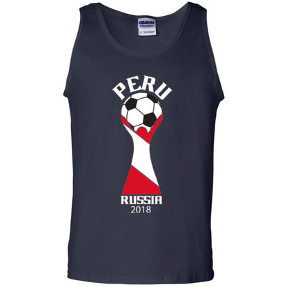 Football Lovers T-shirt Peru Russia 2108 Navy