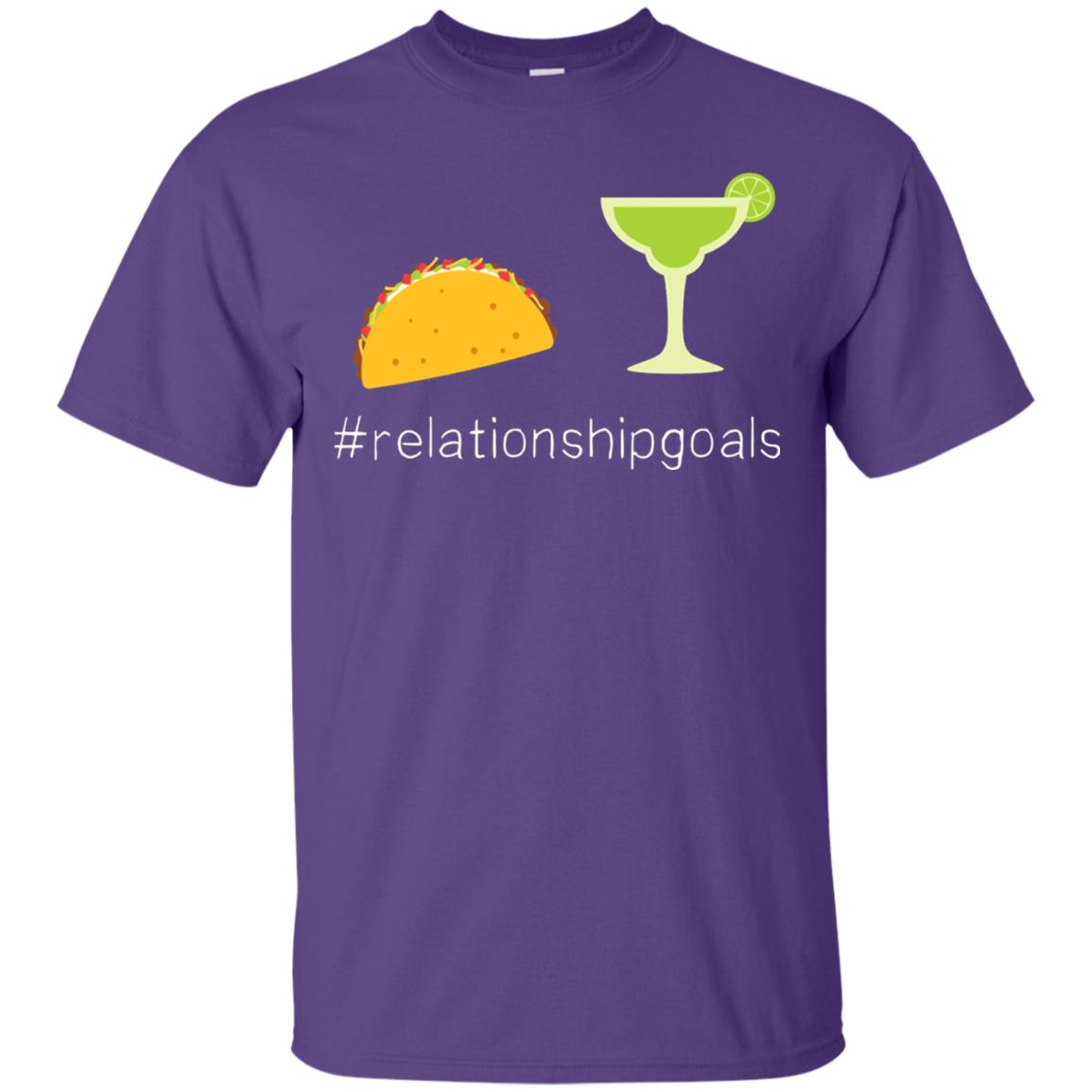 Relationship Goals Taco Tequila Cinco De Mayo Shirt Purple