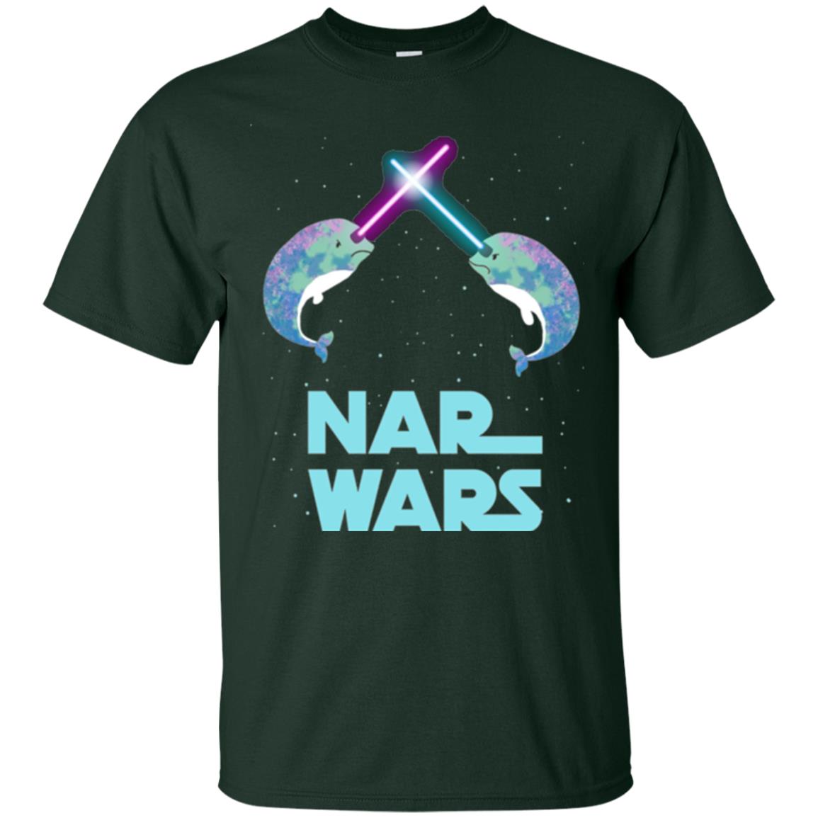Narwhals T-shirt Nar Wars Forest Green