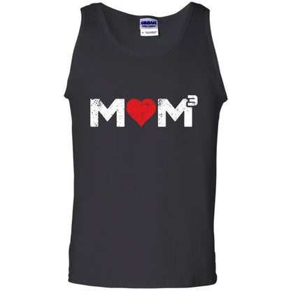 Mom3 Cubed Mother_s Day Mommy T-shirt Black