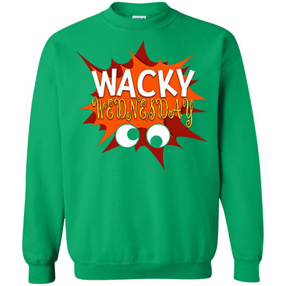 Wacky Wednesday Googly Eyes Silly T-shirt Irish Green