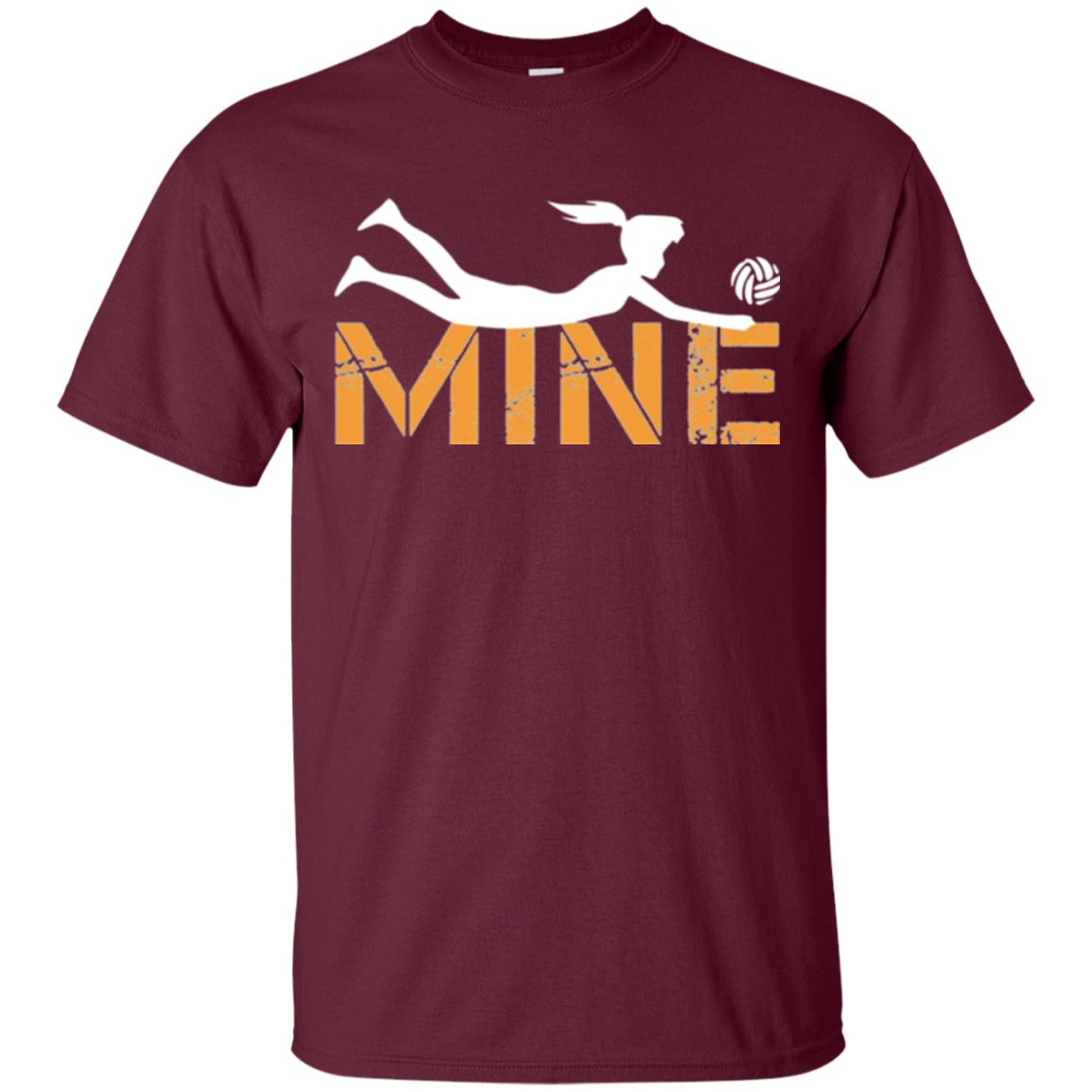 Volleybal Lovers T-shirt Mine Ball Maroon