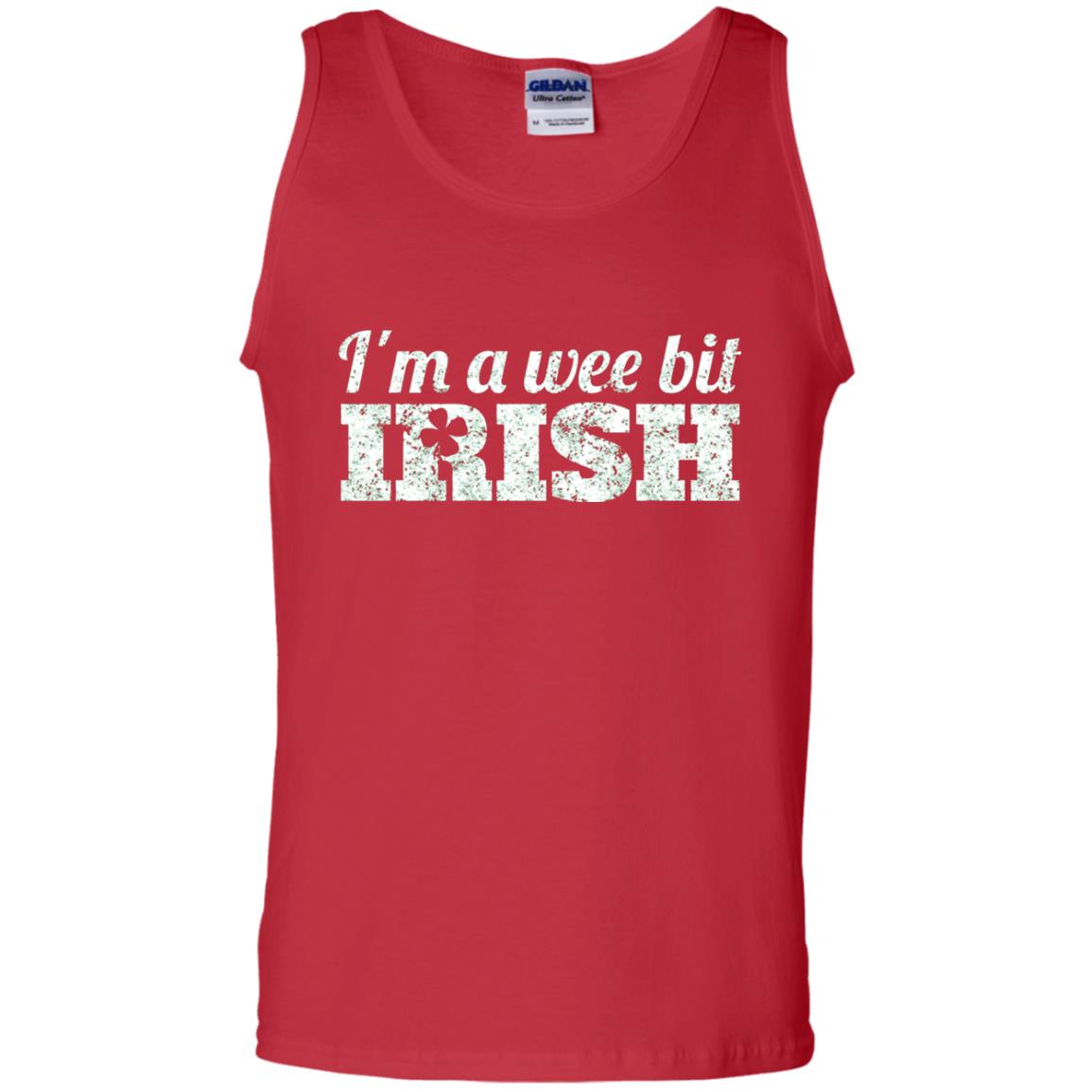 I_m Wee Bit Irish Funny Irish Heritage St Paddy_s Day T-shirt Red