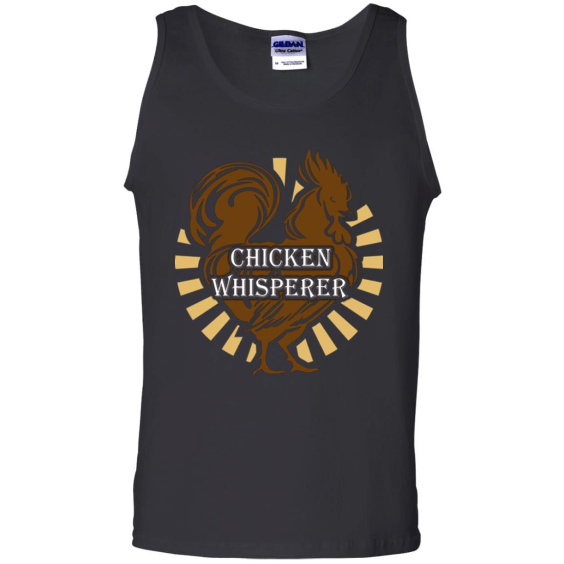 Farmer T-shirt Chicken Whisperer Black