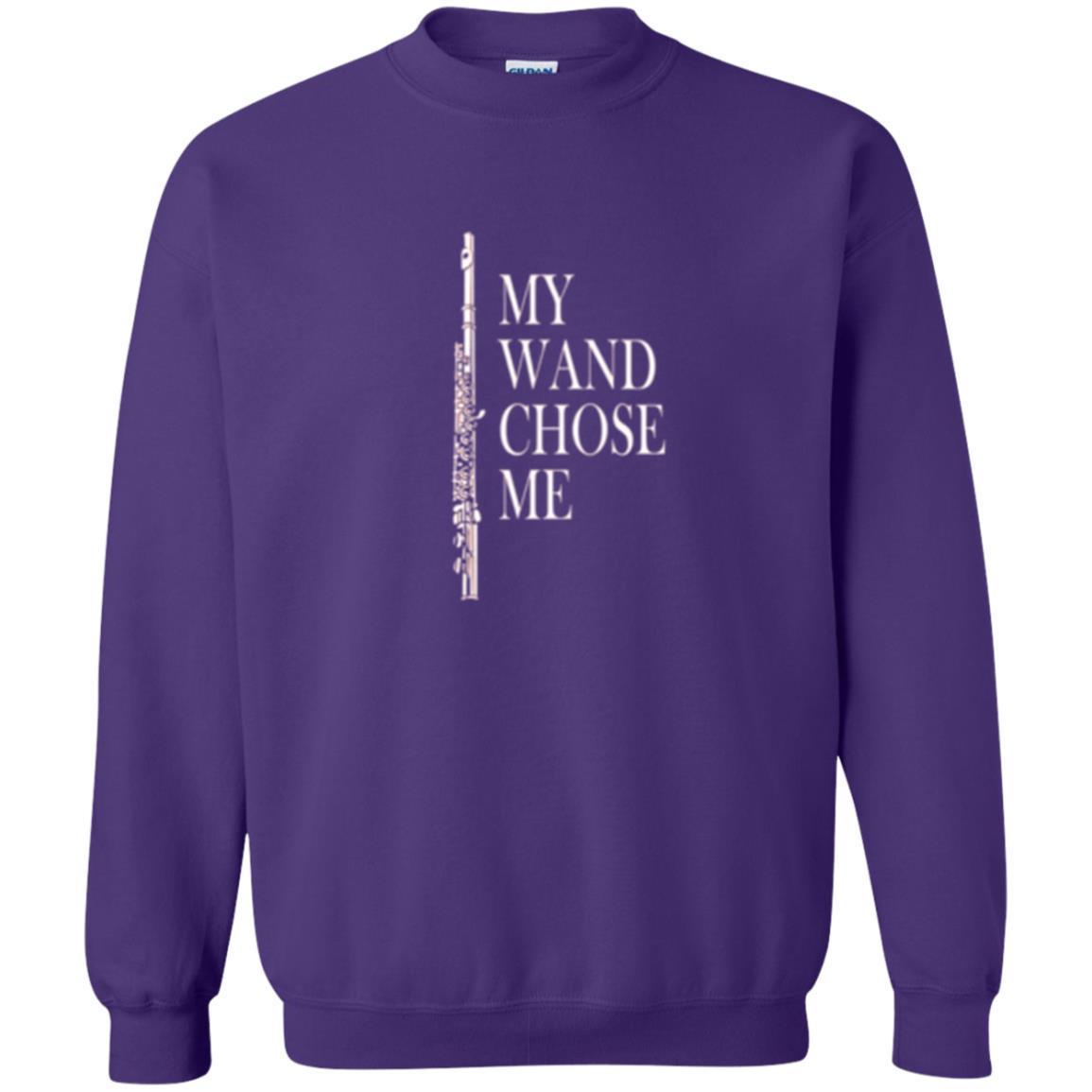 Flute Lover T-shirt My Wand Chose Me Purple