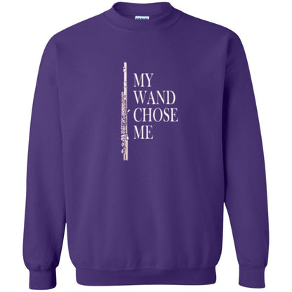 Flute Lover T-shirt My Wand Chose Me Purple