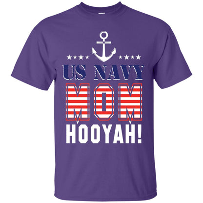 Us Navy Mom Hooyah Shirt Purple