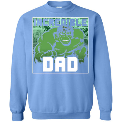 Daddy T-shirt Incredable Dad Carolina Blue