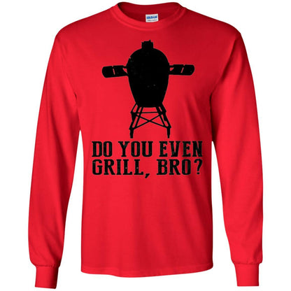 Bbq Grilling T-shirt Do You Even Grill Bro Red