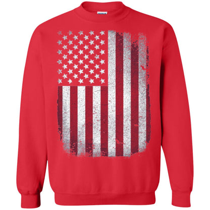 Usa Flag T-shirt 4th July Red