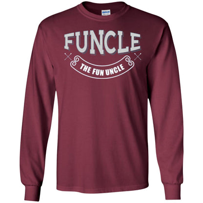 Funcle The Fun Uncle T-shirt Maroon