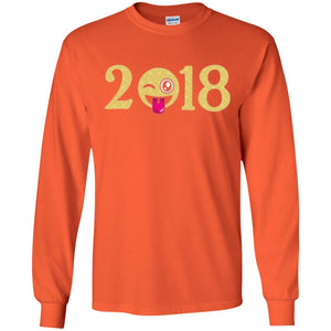 Happy New Year T-shirt Face New Year 2018 Party