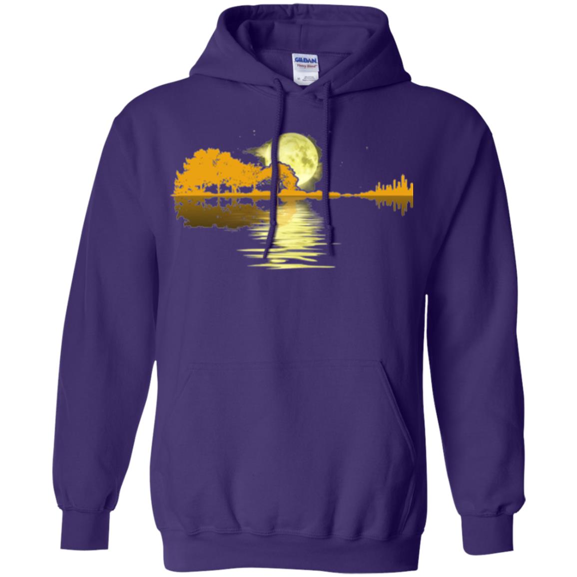 Guitar Lake Shadow T-shirt Purple