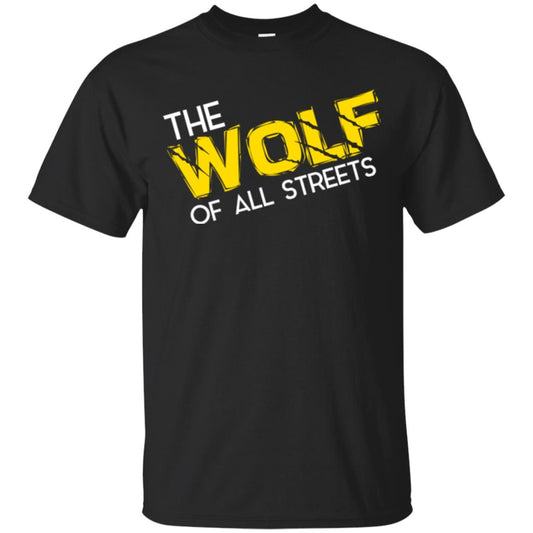Wolf Lover T-shirt The Wolf Of All Streets Black