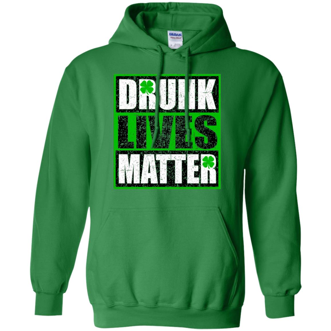 Vintage Drunk Lives Matter Saint Patrick_s Day T-shirt Irish Green