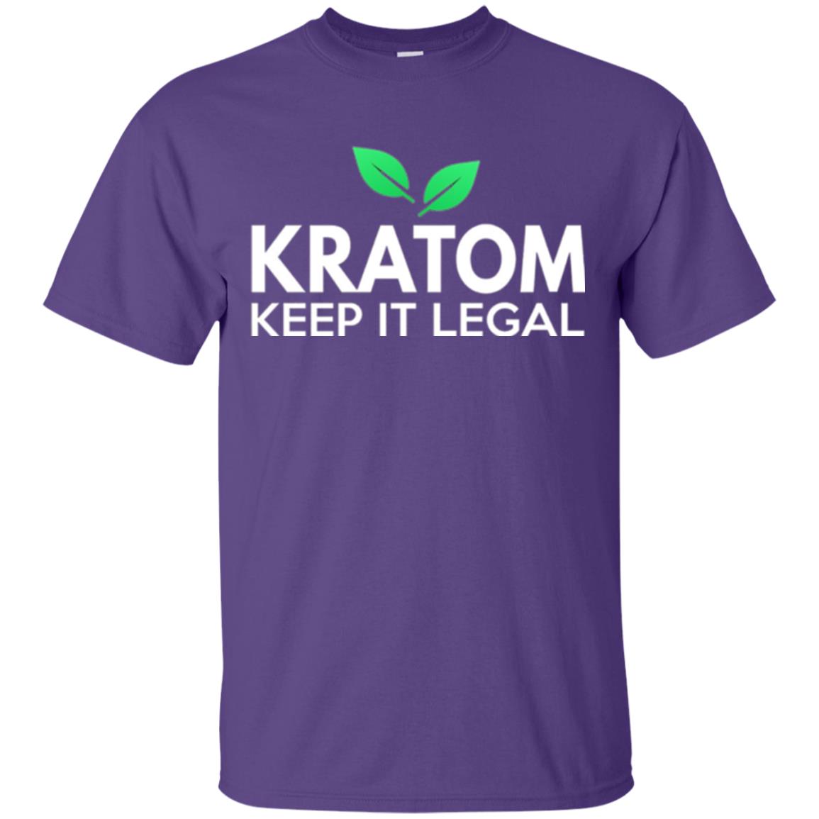 Kratom Keep It Legal T-shirt Purple