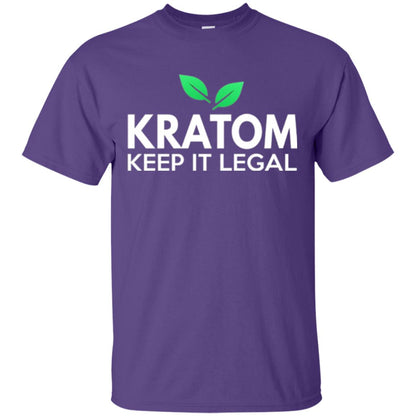 Kratom Keep It Legal T-shirt Purple
