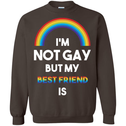 Im Not Gay But My Best Friend Is Lgbt T-shirt Dark Chocolate