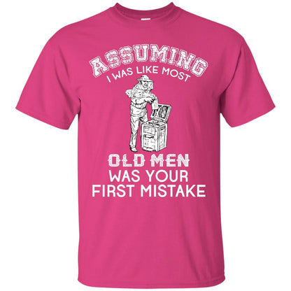 Assuming I Was Like Most Old Men Beekeeper T-shirt Heliconia