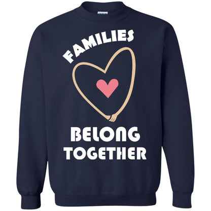 Families Belong Together Shirt For Members Of Family Navy